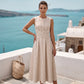 ⏳Limited-time 50% off⏰Women Casual Striped Maxi Dress Sleeveless🎀👗