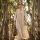 🌸 50% OFF NOW! 🌸Women's Off-Shoulder Maxi Dress Lantern Sleeve Dress