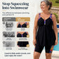 Women's Flowy Tankini Top and Shorts Bathing Suit