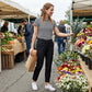 High-Waist Zipper-Pocket Pants – Tummy Control & Breathable Stretch