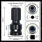 🎉 2026 Sale — Over 28,000 Sold! 🔧 1/4" Hex Shank Socket Converter – Quick Release & Chrome Moly Steel ⚙️