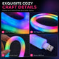 ⏳Time-Limited Special⏰ Faux Fur Neon Light Strip – 360° all-round glow ✨