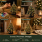 Elegante Mini-Kerstboom met Kralen | Verzamelbare Premium Feestdagen Decoratieset