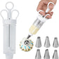 📢📢50% OFF !! ⏰Stainless Steel Cake Decorating Gun Kit