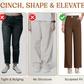 👖 LIMITED-TIME 46% OFF! ✨ High Rise Pull-On Stretch Pants – Soft, Elastic Waist, Everyday Elegance 🌟
