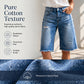 ⏳Limited-time 50% off⏰Women's Casual Distressed Denim Bermuda Shorts👖