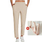 High-Waist Zipper-Pocket Pants – Tummy Control & Breathable Stretch