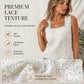 Women's Elegant Square Neck Lace Tank Top