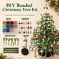 Elegante Mini-Kerstboom met Kralen | Verzamelbare Premium Feestdagen Decoratieset