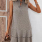 🌸 LIMITED TIME 50% OFF! 👗 Women's Geometric Print Bow Dress – Abstract Art Meets Timeless Style with Elegant Lacing Details 🎀