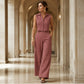 Women's Sleeveless Top & Pants 2-Piece Set
