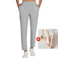 High-Waist Zipper-Pocket Pants – Tummy Control & Breathable Stretch