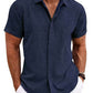 👔 LIMITED-TIME 50% OFF! ✨ Men's Newport Shirt – Lapel Collar, Breathable Polyester, Versatile Style 🌊