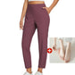 High-Waist Zipper-Pocket Pants – Tummy Control & Breathable Stretch