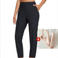 High-Waist Zipper-Pocket Pants – Tummy Control & Breathable Stretch