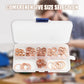 🎉 2026 Sale — Over 13,000 Sold!🔩 100/200 Pcs Copper Flat Washer Assortment Kit‑Seal Gaskets with Storage Case 📀