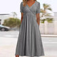 ⏳Time-Limited Special⏰Women’s V-Neck Short Sleeve Long Dresses