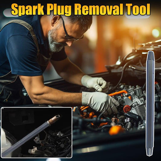🔧 LIMITED-TIME 50% OFF! ✨ Professional Spark Plug Remover – Reverse Thread, CRV Steel, 10mm Hex ⚙️