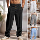 👖 LIMITED-TIME 50% OFF! ✨ Men's Casual Drawstring Pants – Breathable Linen, Loose Fit & Decorative Buttons for Everyday 🍂