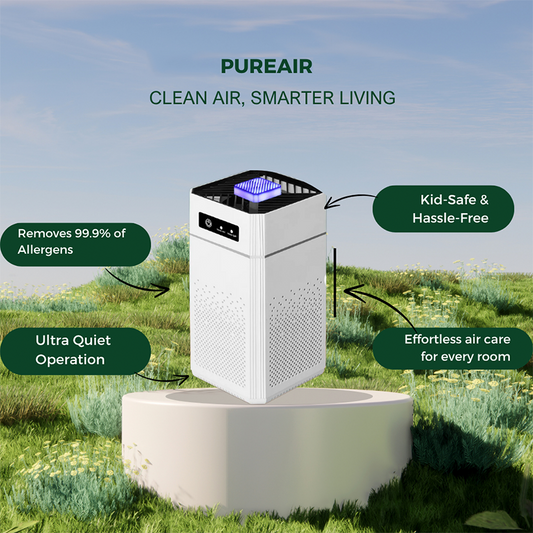 🌿 LIMITED-TIME 50% OFF! ✨ Home Air Purifier – Advanced HEPA, 99.9% Germ Reduction, Whisper Quiet 🍃