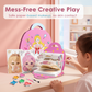 ✨JSR Special Diamond Painting & Princess Book Makeup Craft Kits Foil Art Books Set Play on Paper for Girl Handcraft Easter Gifts