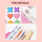 ✨JSR Special Diamond Painting & Princess Book Makeup Craft Kits Foil Art Books Set Play on Paper for Girl Handcraft Easter Gifts