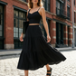 📢📢50% OFF !!!⏰High Waist A-Line Skirt and Cami Top Set