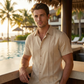 👔 50% OFF NOW! 🌴 Men's Breathable Quick-Dry Button-Down Shirt – Structured Fit & Versatile Summer Style 👖