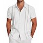 👔 50% OFF NOW! 🌴 Men's Breathable Quick-Dry Button-Down Shirt – Structured Fit & Versatile Summer Style 👖