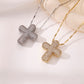 Sparkling Zirconia Cross Necklace for Women
