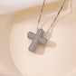 Sparkling Zirconia Cross Necklace for Women