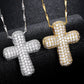 Sparkling Zirconia Cross Necklace for Women