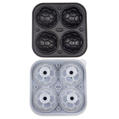 📢📢50% OFF!! ⏰ Silicone Soccer Ball Ice Cube Tray – 5.5 cm Cubes, Slow-Melting, Leak-Proof Design, 4 Colors, Perfect for Game Nights & Cocktails 🥂
