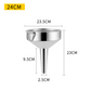 🍳 LIMITED-TIME 50% OFF! ✨ Stainless Steel Kitchen Funnel – Multi-use, Space Saving 🧺