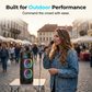 🥳2026 HOT SALE🥳💞🔊 50% OFF! Portable Bluetooth Speaker with Mic – 16W loud sound, RGB lights & wired microphone.