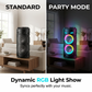 🥳2026 HOT SALE🥳💞🔊 50% OFF! Portable Bluetooth Speaker with Mic – 16W loud sound, RGB lights & wired microphone.