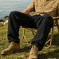 👖 50% OFF NOW! 🌿 Men's Cotton Linen Cargo Pants – Breathable, Relaxed Wide-Leg & Multi-Pocket – Drawstring Waist for Easy Fit ☀️