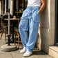 👖 50% OFF NOW! 🌿 Men's Cotton Linen Cargo Pants – Breathable, Relaxed Wide-Leg & Multi-Pocket – Drawstring Waist for Easy Fit ☀️