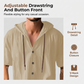 🌴Vacation Mode, Everyday Comfort 👕Men's Casual Hooded Shirt & Pants Set