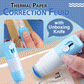 🔪 Thermal Paper Correction Fluid with Unboxing Knife – 2-in-1 ✨