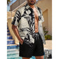 🎉 2026 Sale — Over 44,000 Sold!🌴 Men's Hawaiian Shirt & Shorts 2-Piece Set 👕