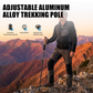 ⛰️ Adjustable Aluminum Alloy Trekking Pole – Durable, Shock-Absorbing, Lightweight 🌲