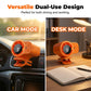 🌀 LIMITED-TIME 50% OFF! 🚗 Hands-Free Personal Cooling Fan – LED Display, 360° Rotation, Dual-Use, Silent 💨
