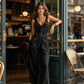 👖 LIMITED-TIME 50% OFF! ✨ Women's Denim Jumpsuit – Sleeveless, V-Neck, Wide-Leg 💫