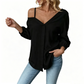 ⏳Time-Limited Special⏰Women's Casual Off-Shoulder Button-Down Shirt