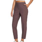 High-Waist Zipper-Pocket Pants – Tummy Control & Breathable Stretch
