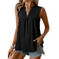 👚 LIMITED-TIME 50% OFF! ✨ Polka-Dot Sleeveless Top – Lace V-Neck, Ruffled, Babydoll Fit 🌼