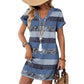 🎁50% OFF💥Women's Summer Casual V-Neck T-Shirt Dress