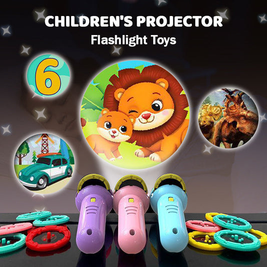 📢📢50% OFF !! ⏰Children's Projector Flashlight Toys