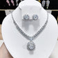 💎 LIMITED-TIME 50% OFF! ✨ Sparkling Zircon Necklace & Earrings Set – Elegant, Timeless, Gift Ready ✨